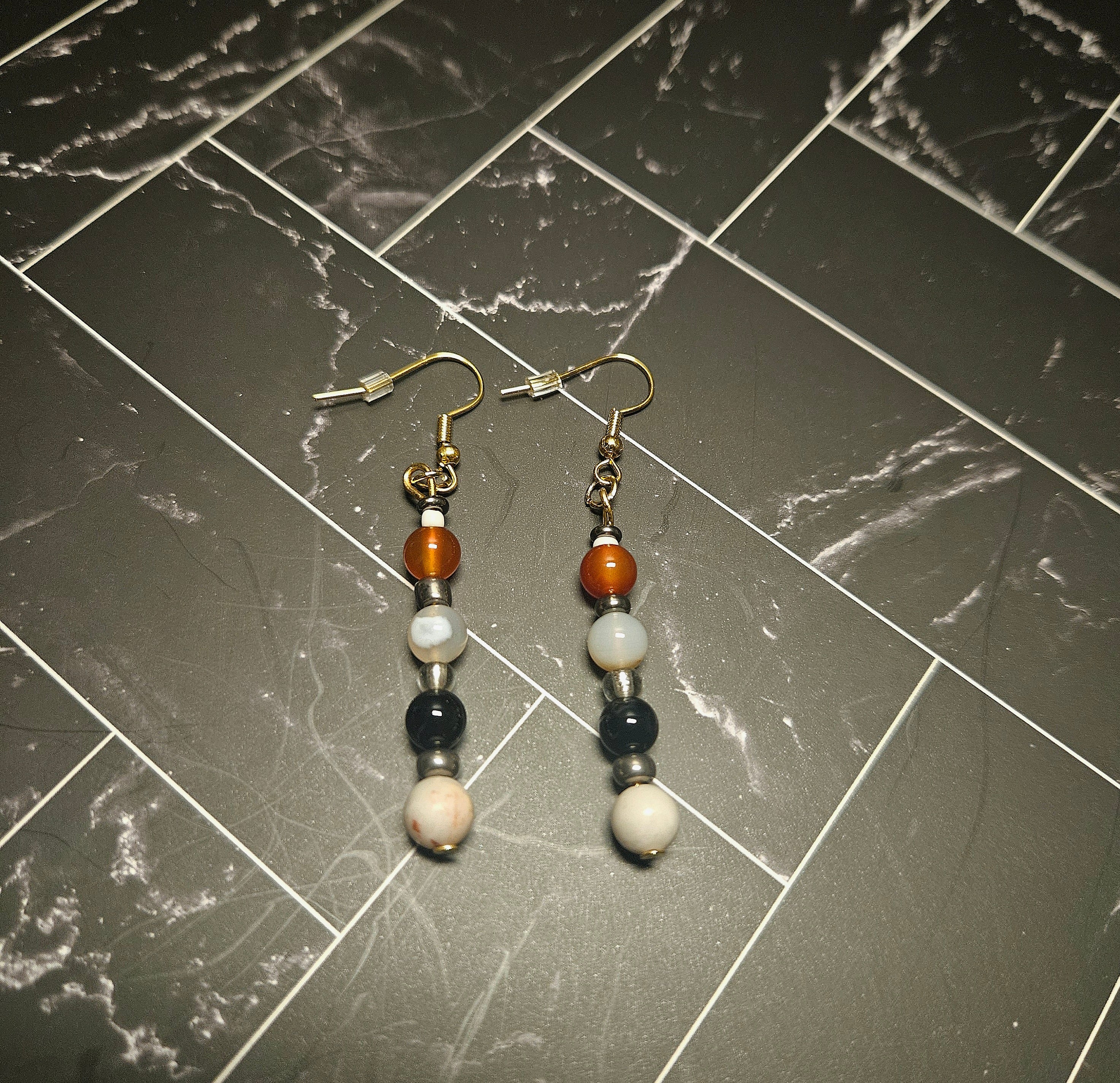 Earrings - Earth Stones 2